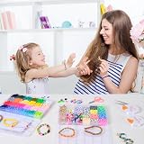 WHEELIO 8500 Clay Beads Bracelet Making Kit for Teen Girls, Multicolor view 6