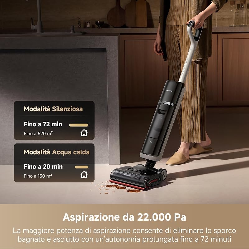 H15 Pro Heat Aspirapolvere Lavapavimenti, Lavaggio 85 °C