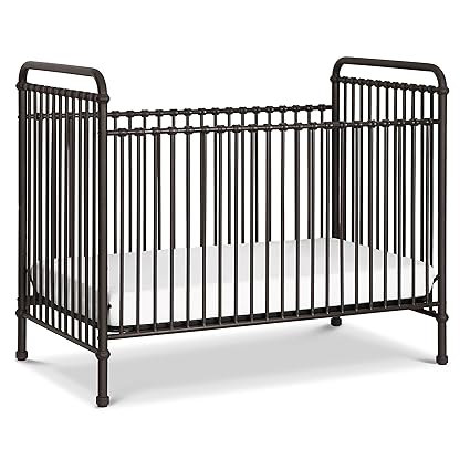 antique metal baby crib