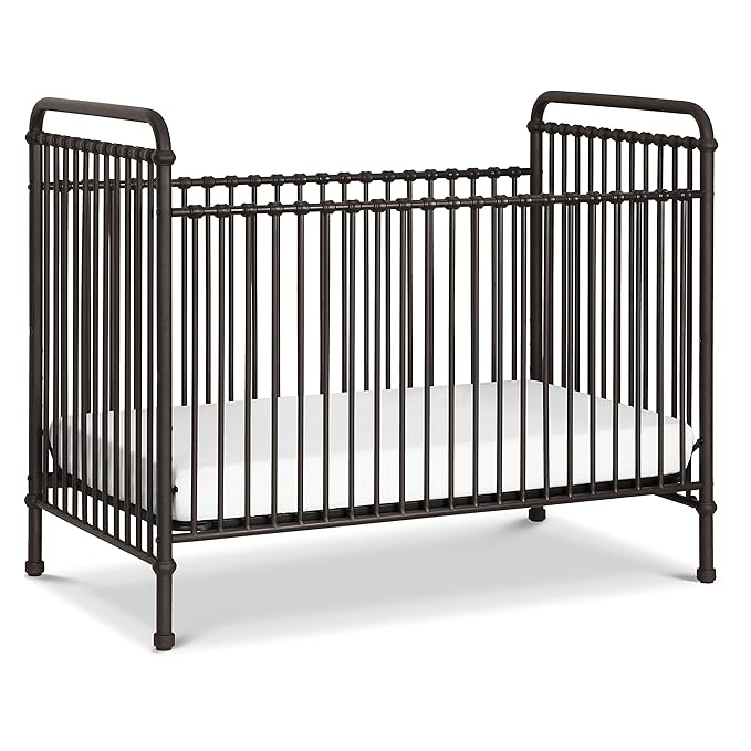antique iron crib