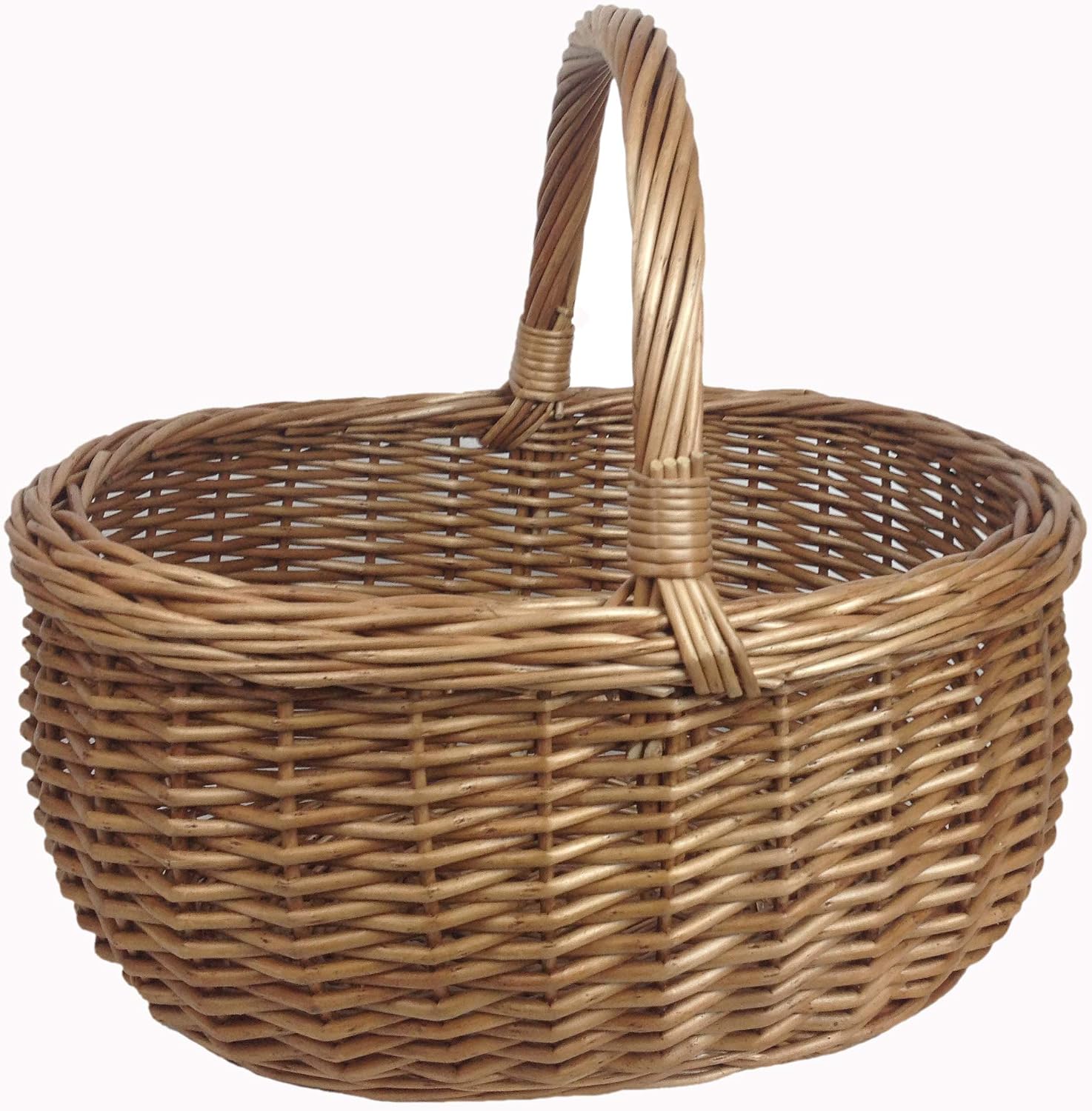 Shopping Basket Large Deluxe Shopper, Brown