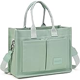 AMXNX Small Tote Bags for Women Canvas Tote Bag with Zipper Satchel Crossbody Bag Work Travel Shoulder Handbags with Pockets