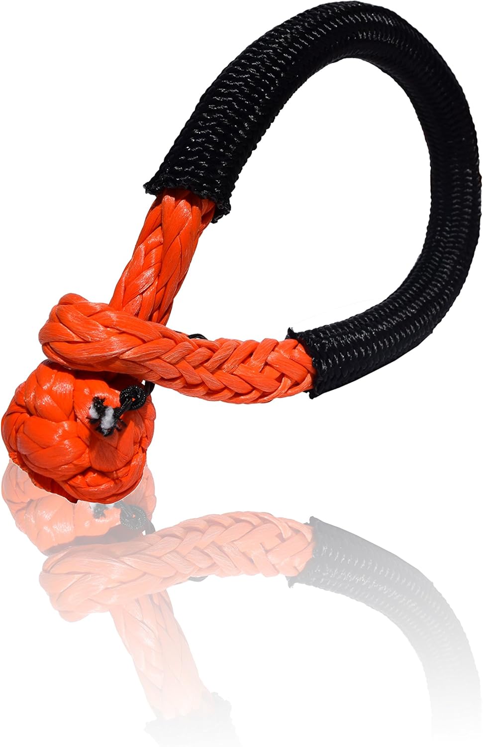 Quad 9000lb Synthetic Rope with Loops Side by Side UTV Tow Rope for