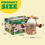 JOYIN 6Pcs Kids Hand Puppet Set with Working Mouth Elephant Giraffe Lion Bear view 6
