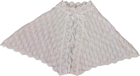 Boutique Magique Cape De Bapteme Crochet Blanche Bebe Ou Petite Fille Blanc 6 Mois Amazon Fr Vetements Et Accessoires