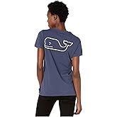 Vineyard Vines Womens Short-Sleeve Vintage Whale Pocket Tee