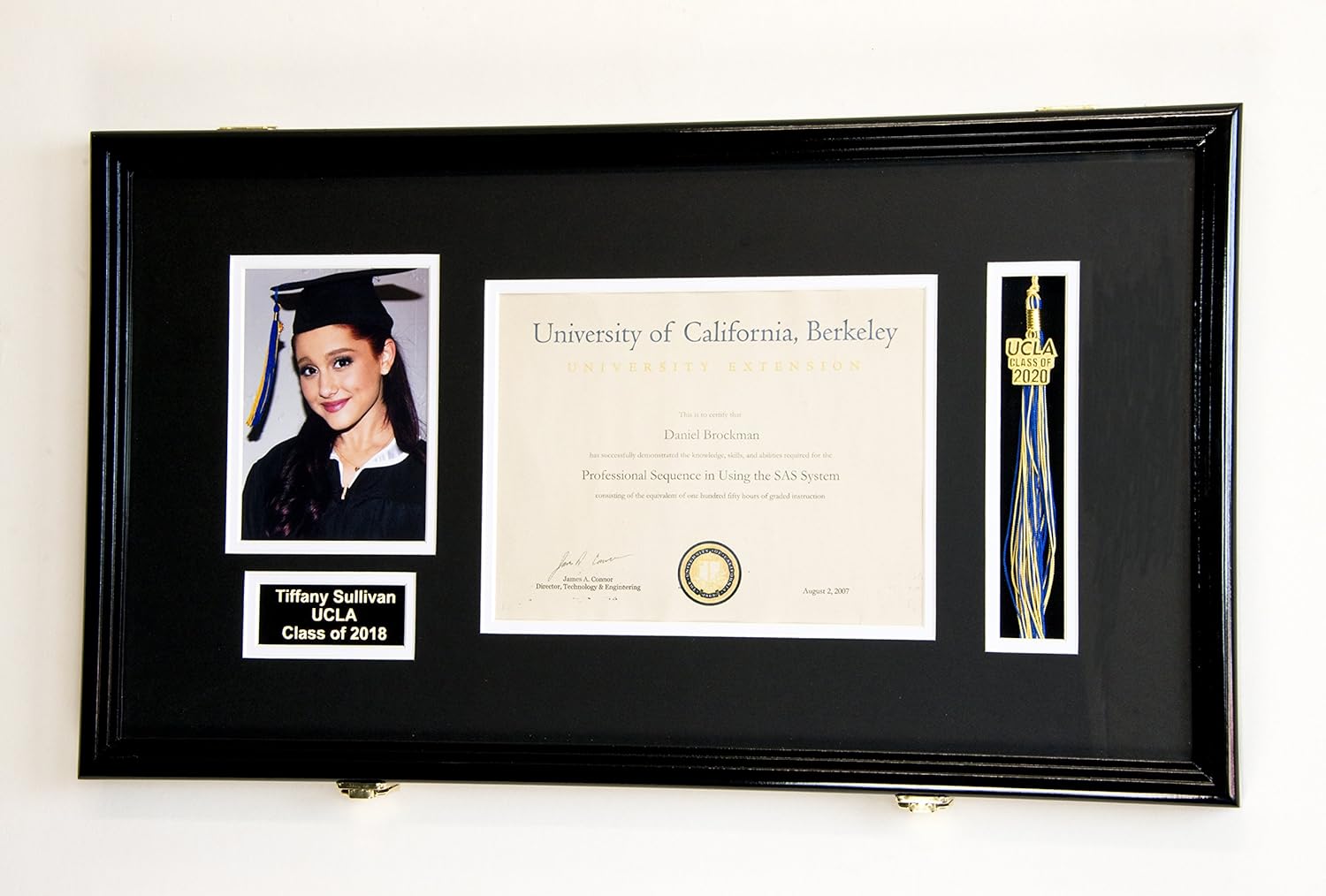 Buy Custom Graduation Diploma Frame Tassel Photo Cap Engraving Display