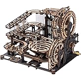 RoWood 3D Puzzles for Adults, Marble Run Model Kits for Adults to Build, Wooden Puzzles Christmas Birthday Gifts - Marble Night City LGA01