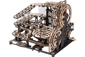 RoWood 3D Puzzles for Adults, Model Kits for Adults to Build, Wooden Puzzles Christmas Birthday Gifts for Adults&Teens- Marble Night City LGA01