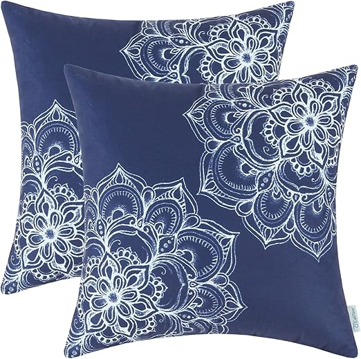 Amazon Com Calitime Pack Of 2 Cozy Fleece Throw Pillow Cases