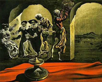 Amazon De Geschenke Delight Laminiert 17 X 14 Poster Salvador Dali Die Vision