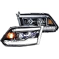 Morimoto XB LED Headlights and Smoked Taillights Fits Dodge Ram 2009-2018, Plug and Play Assemblies (LF520-ASM, LF521)