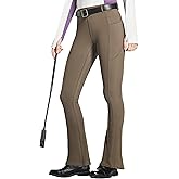 FitsT4 Sports Women's Full Seat Horse Riding Pants Bootcut Riding Tights with Pockets Equestrian Breeches for Women