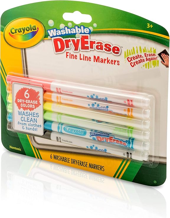 CraZArt Kids Washable Broadline Dry Erase Markers Оne Расk 10048 6