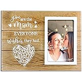 VILIGHT Mom Picture Frame Gifts from Daughter Son - You Are The Mom Everyone Wishes They Had - 4x6 Photo