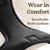 rabbitgoo Dog Harness Small Adjustable No Pull Reflective Front Back Clips view 3