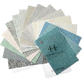 HOMERILLA Canvas Series Custom Curtains Sample Book,16 Colors
