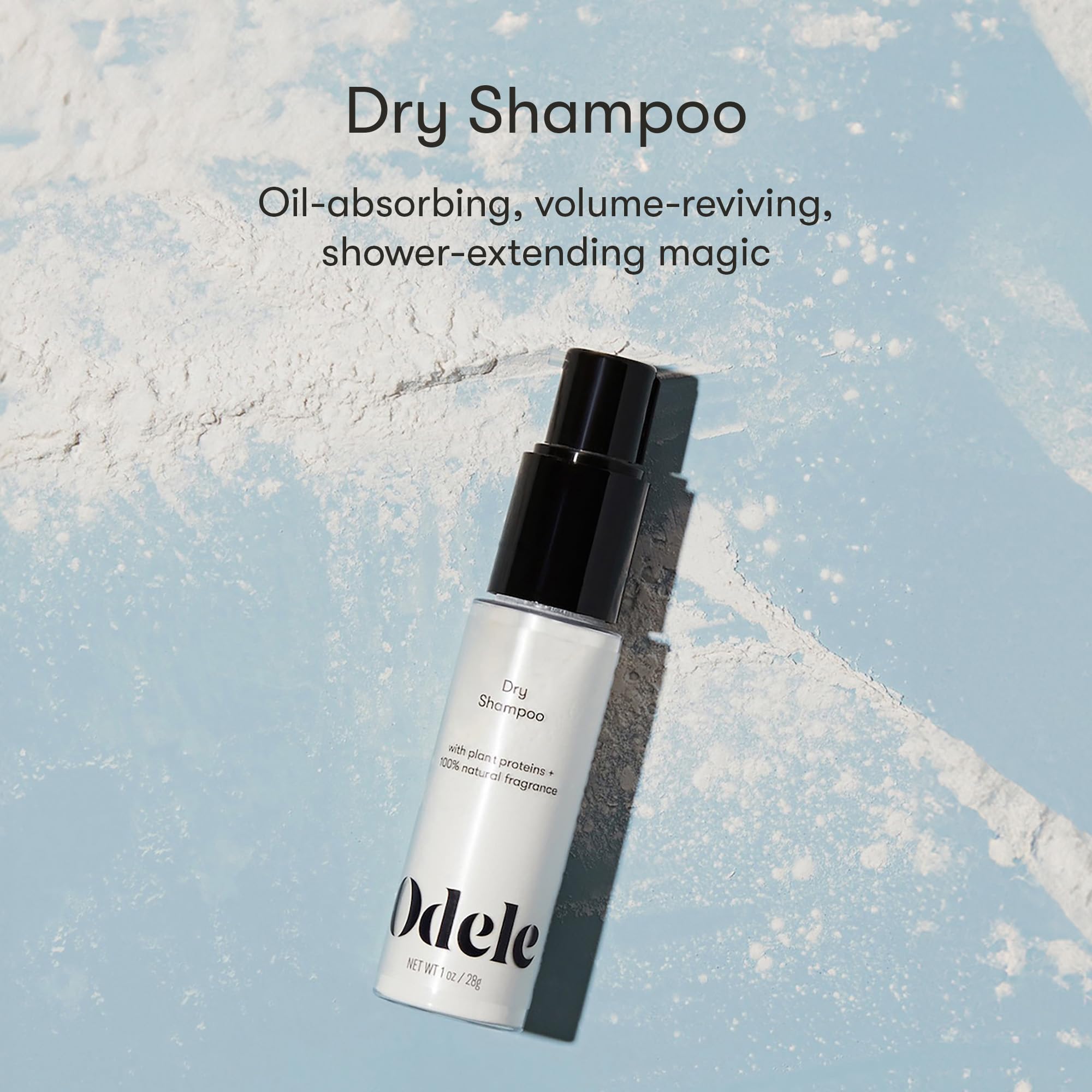 Dry Shampoo, Oil-Absorbing Powder to Revive Volume for All Hair Types & Textures, 1 oz