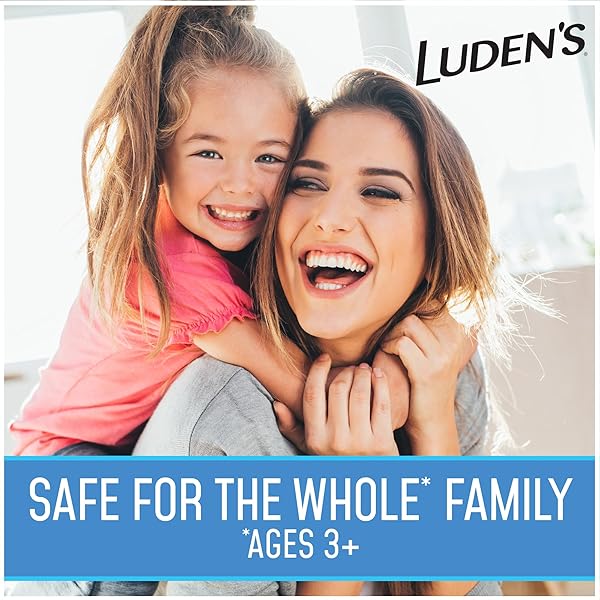 LUDEN’S SORE THROAT RELIEF LOZENGES FOR MINOR EVERYDAY IRRITATION & DRY MOUTH, SUGAR FREE WILD CHERRY FLAVORED DROPS, 130 COUNT