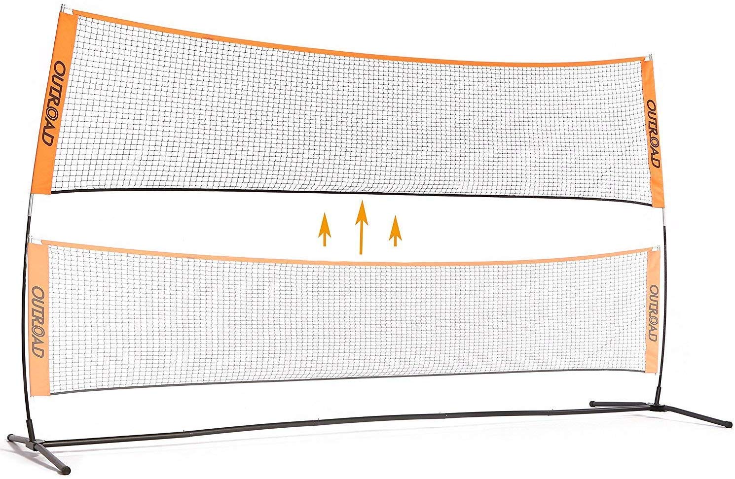 Outroad 10 FT Portable Tennis Badminton Practice Net for Kids and Youth