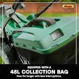 Webb Classic WEER36 Electric Rotary Lawn Mower 36cm 5 Heights 45L Bag view 9