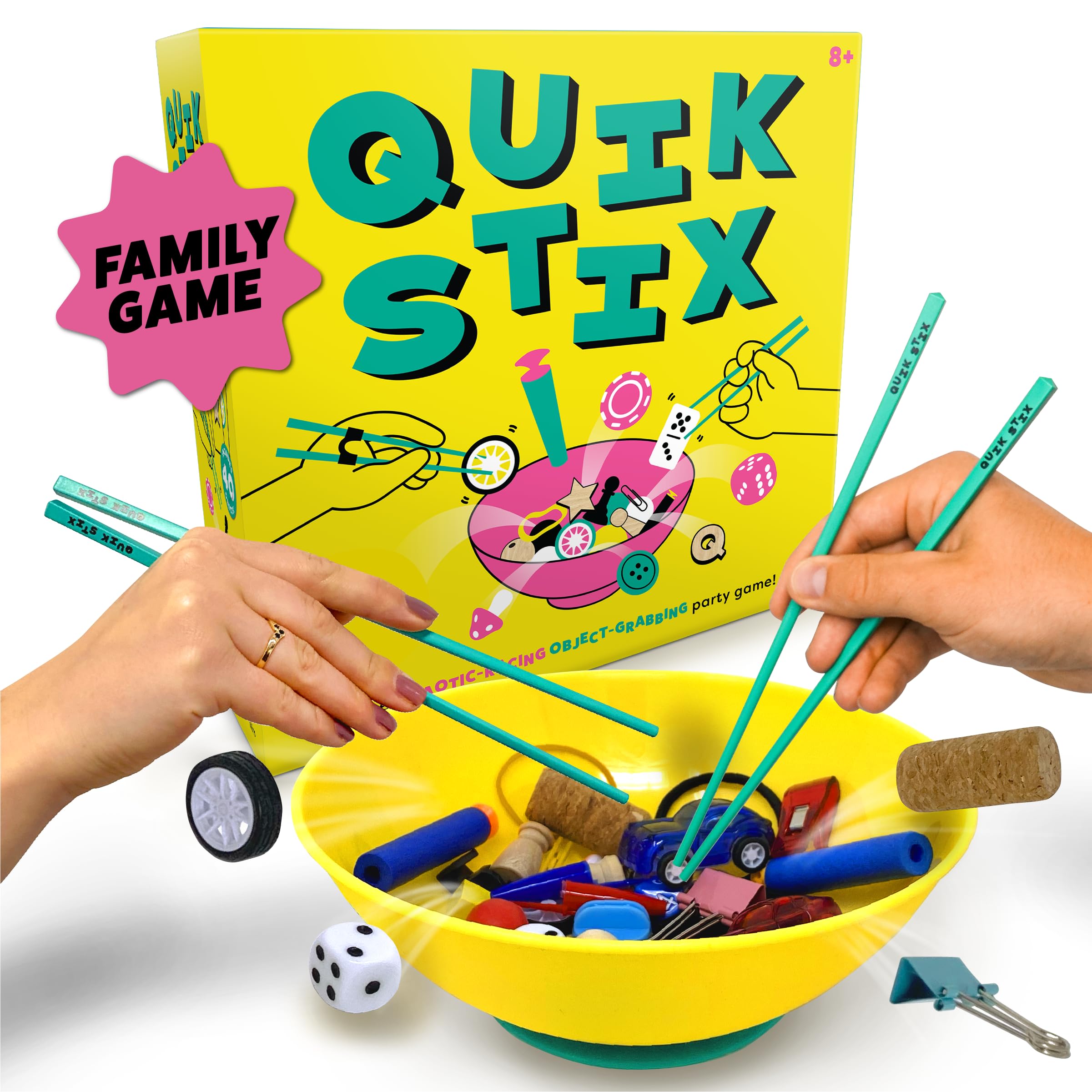 Lucky Egg Quik Stix Skill Game, Fun Family Games