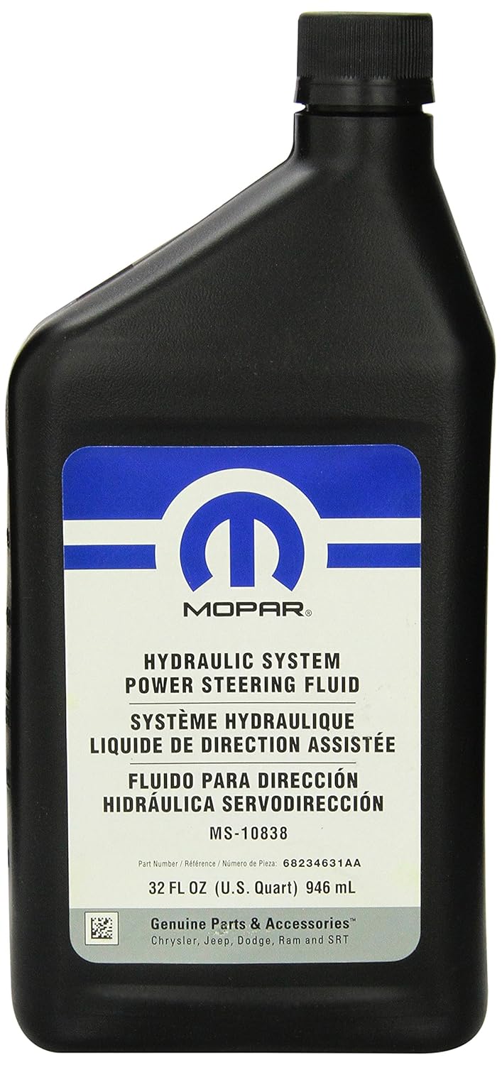 Genuine Mopar Fluid 68234631AA Hydraulic System Power Steering Fluid