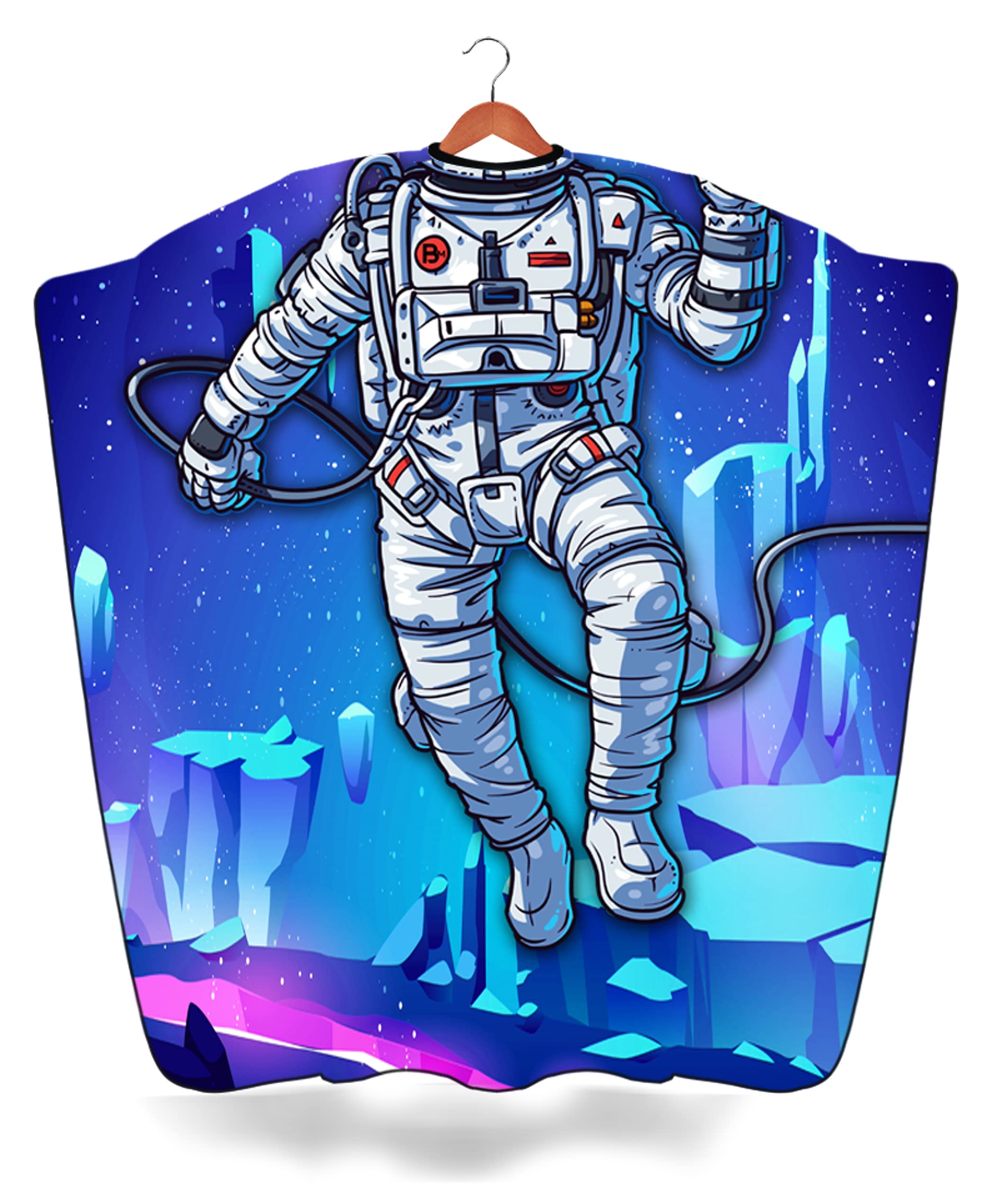 Children's Hairdressing Cape, Original Barbermood Barber Cape, Professional Hair Salon Kid Cape, Hair Cutting Cape Child, 90 cm x 120 cm, Waterproof, Breathable, Adjustable, Washable