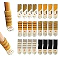 WAFJAMF 24 PCS Cute Cat Paw Furniture Leg Socks, Chair Leg Floor Protectors for Avoid Scratches, Fit Square Round Furniture Leg for Moving Easily and Reduce Noise