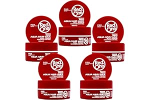 REDONE LOT 5 RED ONE MAXIMUM CONTROL AQUA HAIR WAX FULL FORCE RED 150ML/5FL.OZ