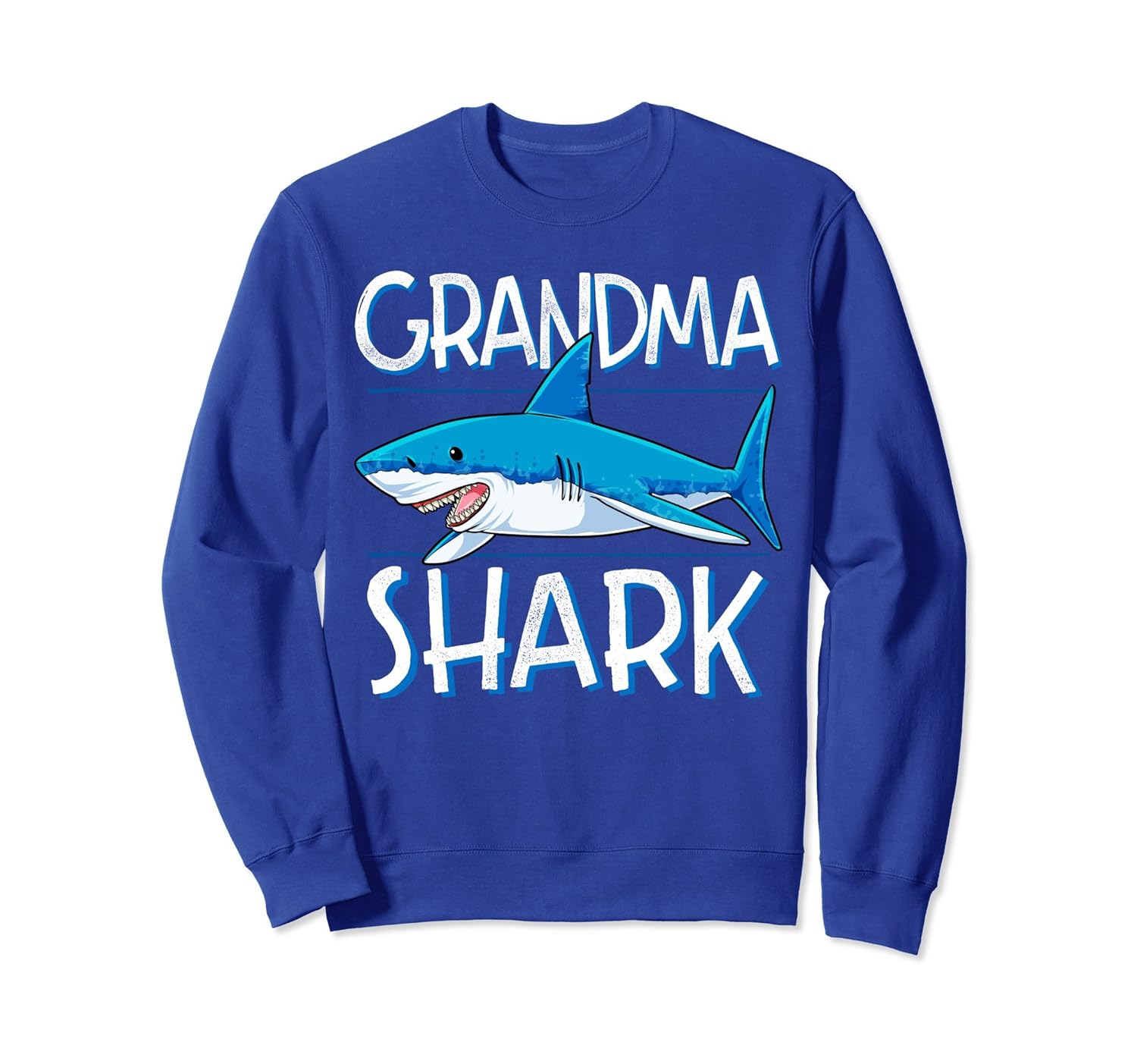 Grandma Shark Sweatshirt Family Matching Women Jawsome Gifts-ANZ