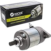 NICHE Starter Motor Assembly for Arctic Cat 3545-016 Suzuki 31100-38F00 | For Arctic Cat, Suzuki, Fits 2002-2004 400 2x4, 2002-2008 400 4x4, 2006-2008 400 TRV, 2004-2006 400 TBX, 2003-2004 400 MRP