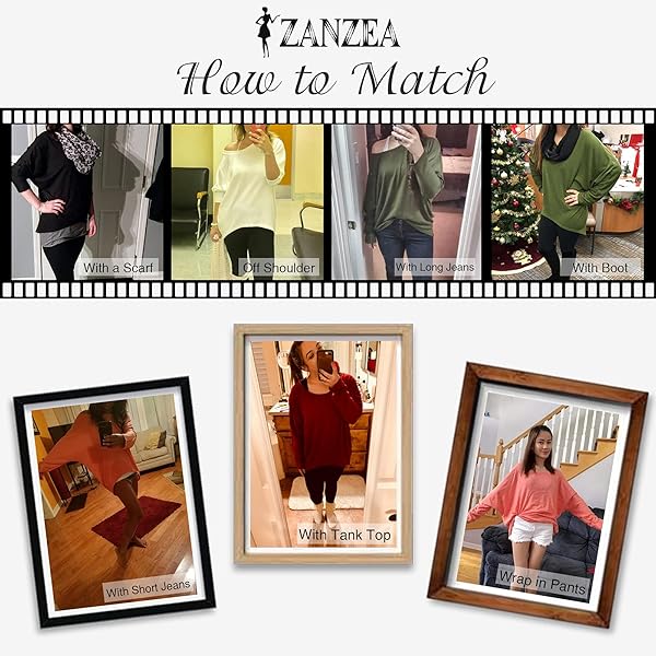 ZANZEA WOMEN’S OFF-SHOULDER BATWING SLEEVE BLOUSE CASUAL LOOSE OVERSIZED BAGGY T-SHIRT SWEATER PULLOVER TOP