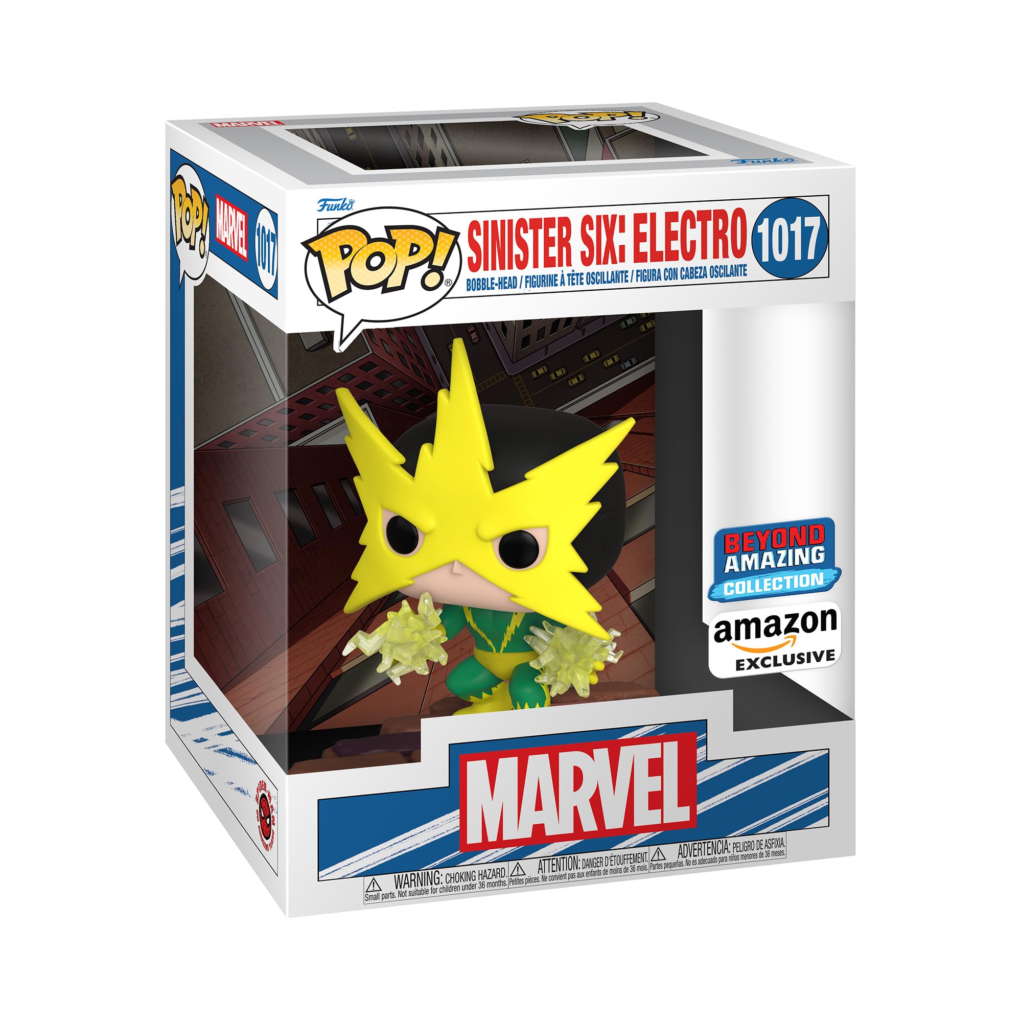 Funko POP! Deluxe: Marvel Sinister 6 - Electro - Marvel Comics - Amazon Exclusive - Collectable Vinyl Figure - Gift Idea - Official Merchandise - Toys for Kids & Adults - Comic Books Fans