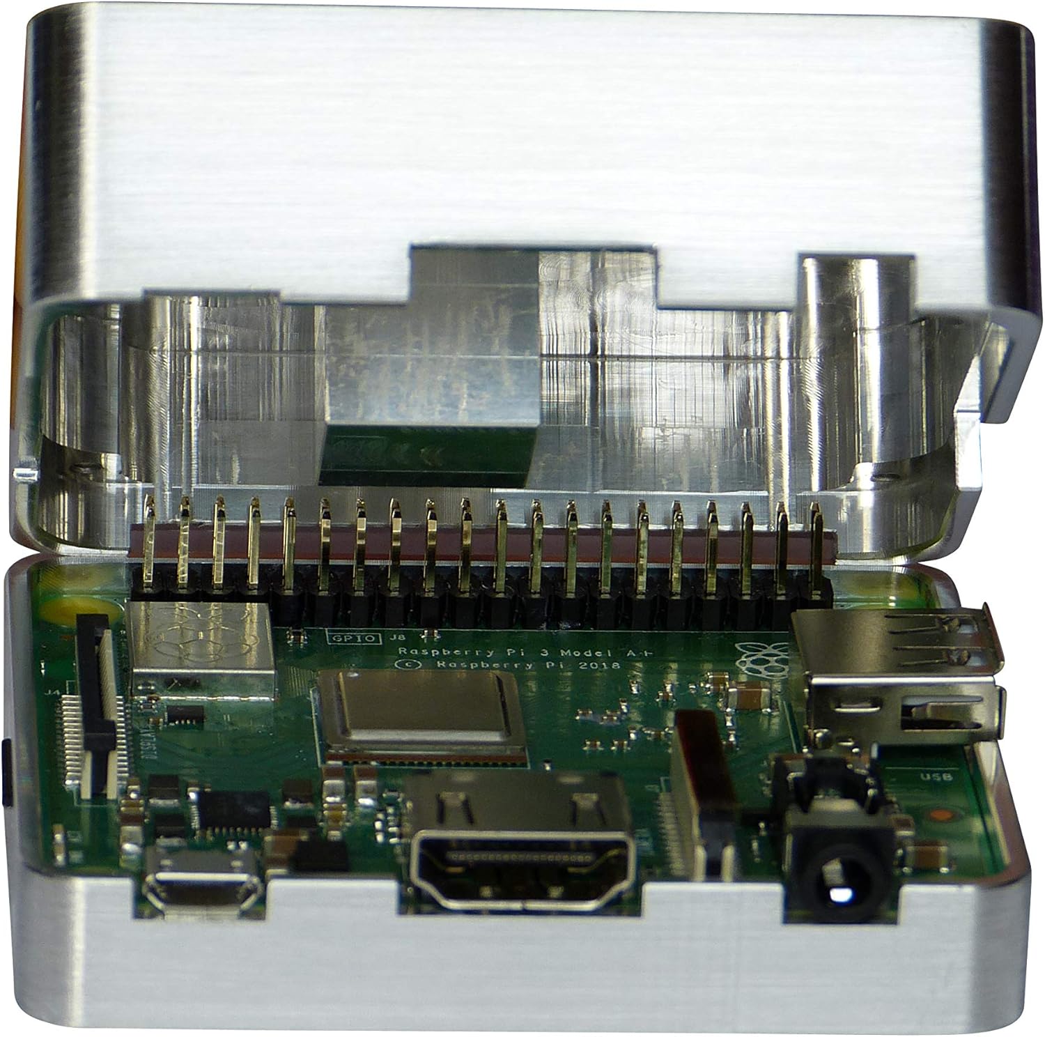 MANOUII Raspberry Pi 3 A+ - Carcasa pasiva de Aluminio: Amazon.es: Informática