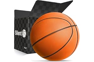Womefic Upgraded Size 7 Silent Basketball - Noise Reduction Indoor Basketball for Home Practice, True Bounce & Durable PU Foam, for Kids & Adults to Play Quietly at Home