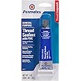 Permatex 80631-12PK Thread Sealant with PTFE, 1 oz. (Pack of 12) , White