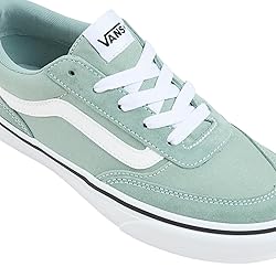 Vans Brooklyn Girls' Trainers, Suede Canvas Iceberg