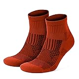 GoWith 2 Pairs Unisex Running Socks, Anti-Blister