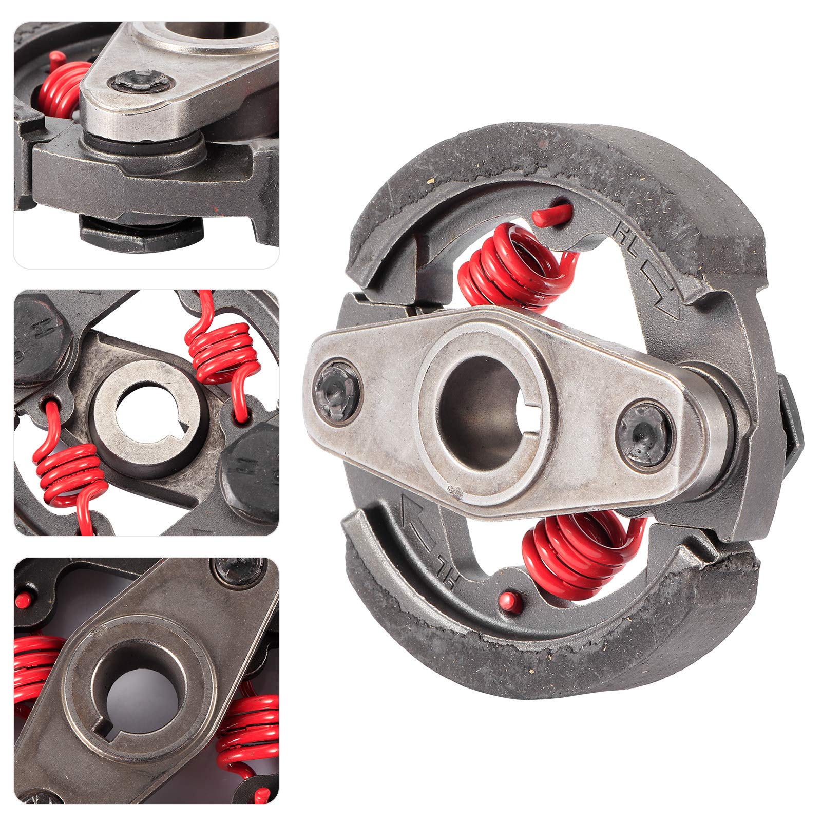 EBTOOLS For Mini Quad Clutch 2 Spring-Pocket Bike Clutch, Pocket Bike Clutch Atv Heavy Duty Pad Replacement For 2 Stroke Mini Moto Atv Quad 4 Wheeler Dirt Bike Motorbike Clutch Accessories