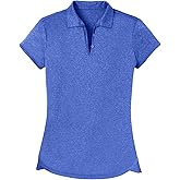 Women’s Golf Polo Shirts Short Sleeve Athletic Sports Top – Moisture Wicking, Collared, Lightweight Tee
