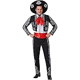 Officially Licensed Three Amigos Halloween Costume Mariachi Suit Sombrero Jacket, Shirt Pants Tie Cummerbund & Hat