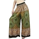 Boho Pants Palazzo Pants for Women with Pockets| Wide Leg high Waisted Flowy Pants for Women | Summer, Cruise, Vacation
