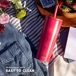 Simple Modern Insulated Tumbler with Lid and Straw