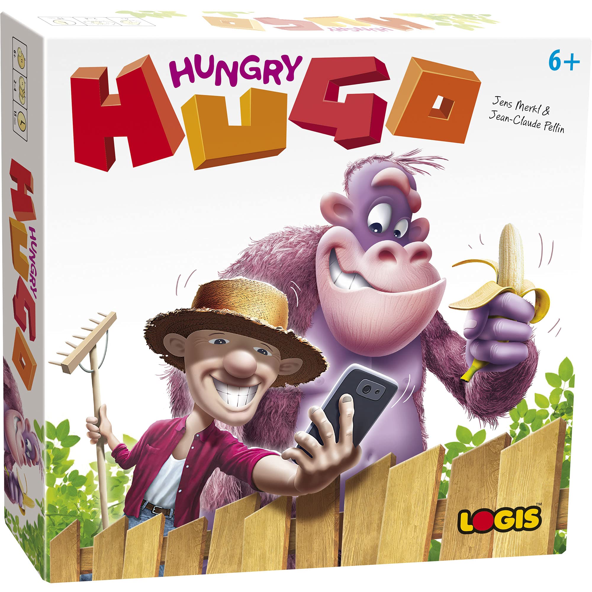The Board Games Hungry Hugo I Play and Learn for Children, Educational Game for 2 to 4 Players from 6 Years I The Game Helps Develop Tactical Thinking Teaches Good Decisions