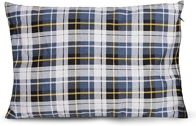 REDCAMP Small Camping Pillow Lightweight Flannel Travel Pillow 20x12