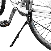 BV Bike Kickstand - Rear Side Kick Stand for 24-28" Bikes - Height Adjustable, Lightweight Aluminum Alloy - Bicycle Kickstand