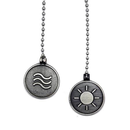 Ceiling Fan Pull Chain Set Includes 1 Light And 1 Fan Chain