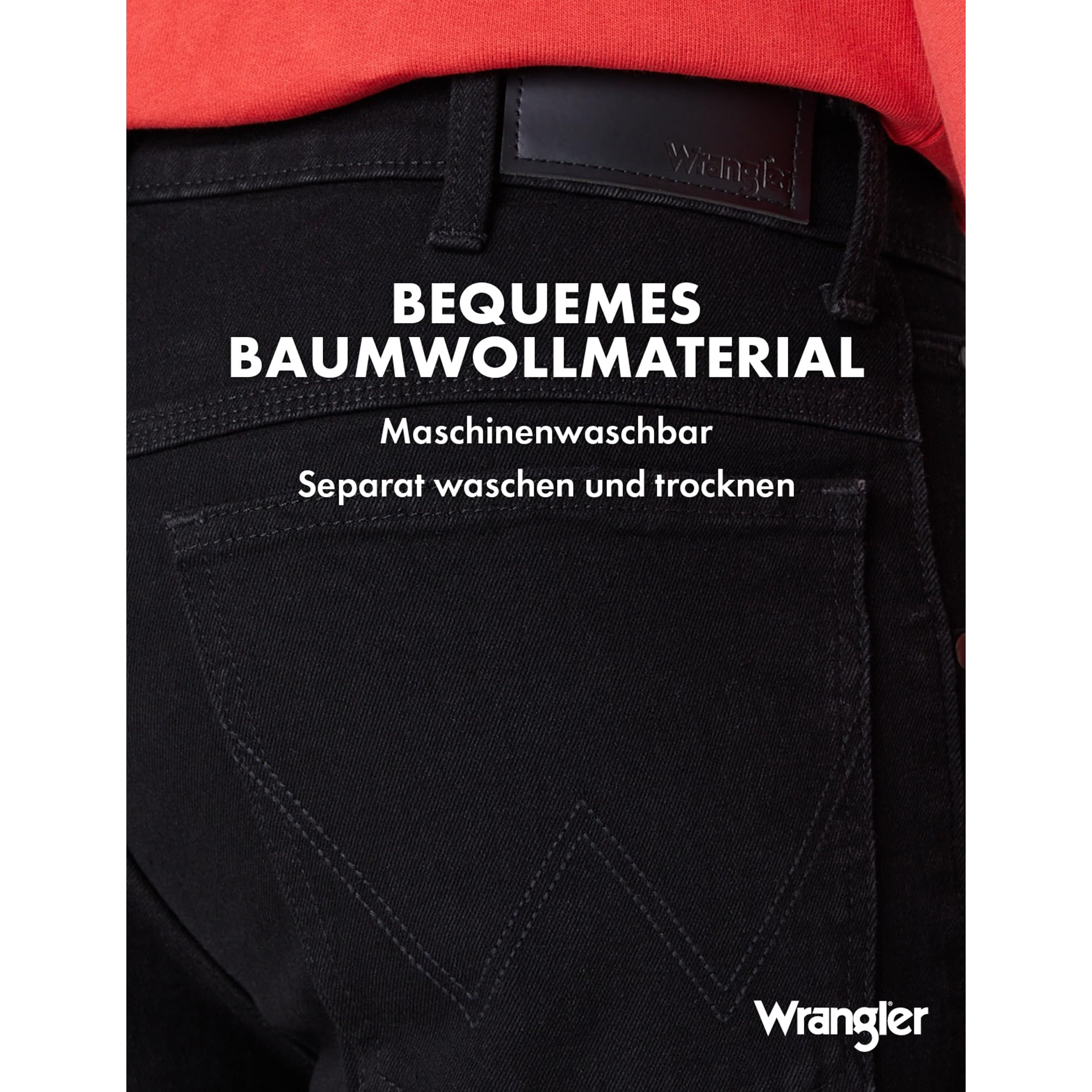 Wrangler Herren-Jeans Straight, Regular Fit, Straight Leg 5