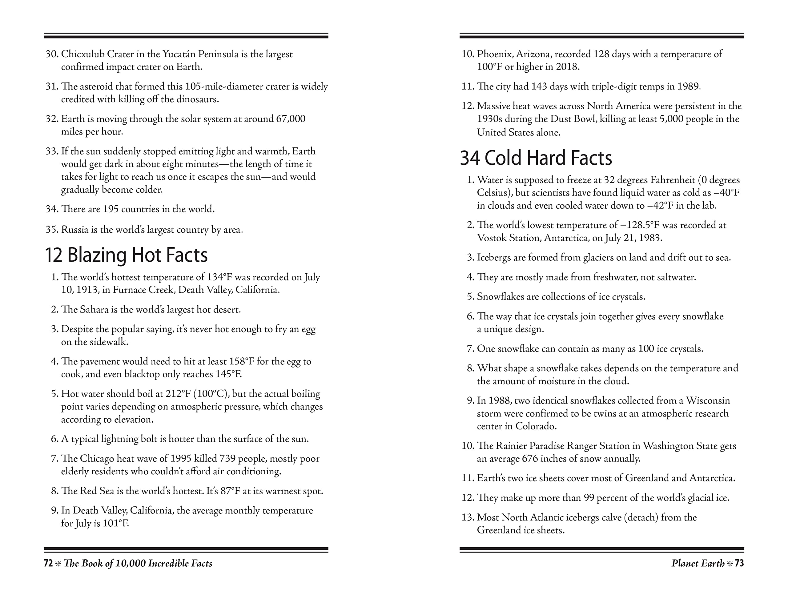 The Book of 10,000 Incredible Facts